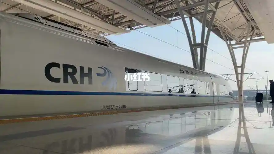 和谐号crh380b重联出站