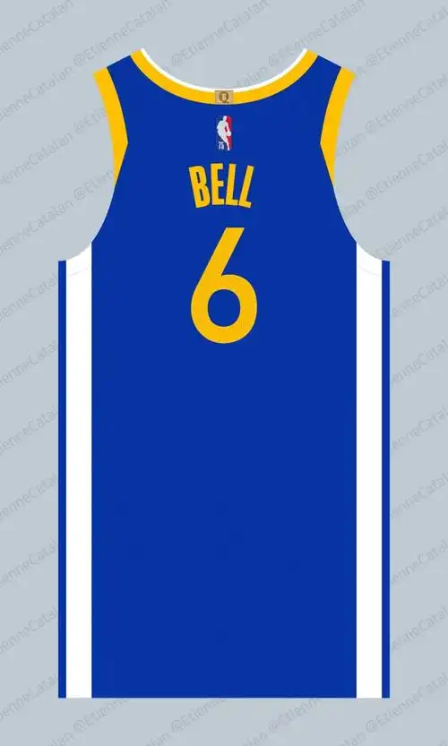 新的号码记者乔丹贝尔在勇士将身穿6号球衣