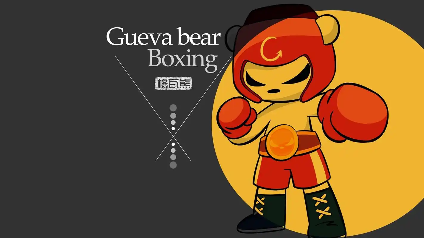 格瓦熊复古潮牌超清笔记本电脑桌面壁纸,分辨率为1920x1080