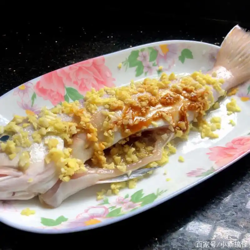 姜蓉清蒸马头鱼,简单烹饪弄出鲜