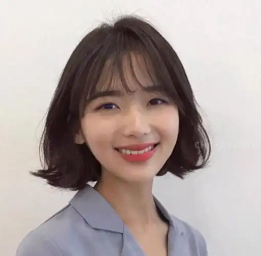 最显脸小的"氧气短发"