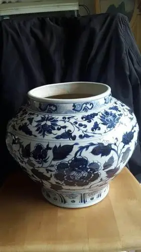 精品推荐:元青花牡丹缠枝纹大罐