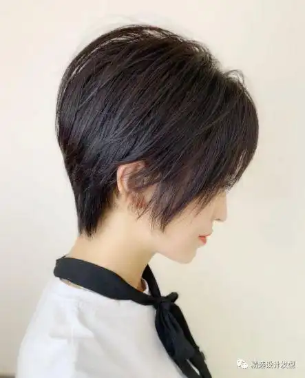 剃后边短发,发型图库图片,发型图片