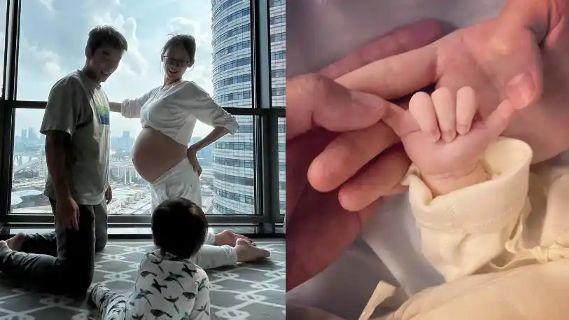 宣布妻子苗苗平安生下二胎,并透露了宝宝的性别!