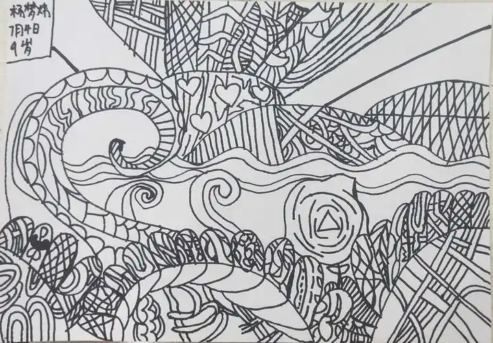 卢龙画室七月四号作品––装饰画