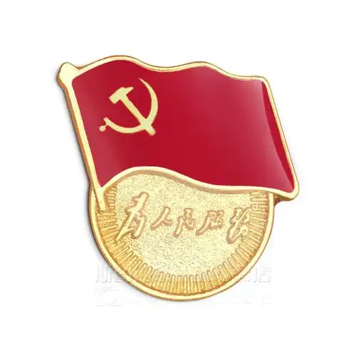 党徽为人民服务磁扣党徽胸章为人民服务标准党徽徽章党徽磁扣党徽别针