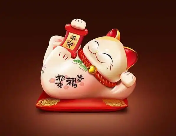 招财猫带来好运  招财猫是一种可以带来好运和福气的吉祥物,招财猫