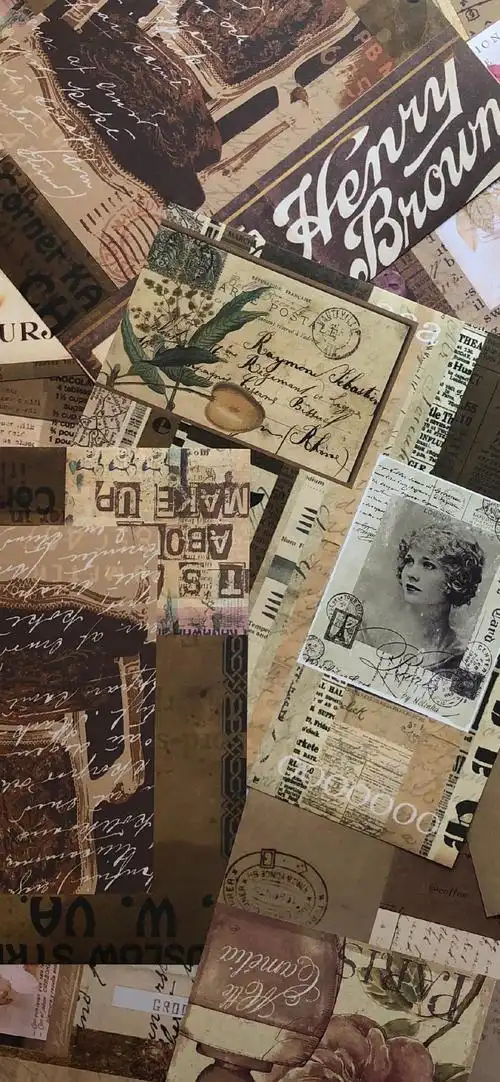 怀旧复古欧美风拼接高清手机壁纸67676767