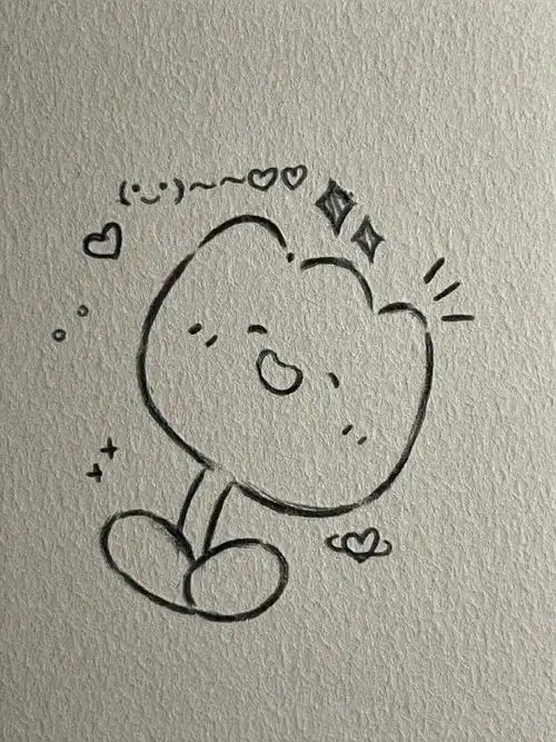 一些可爱的简笔画图案.