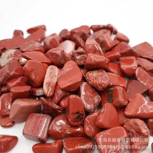 红碧玉水晶碎石南非鸡血石原石消磁造景供佛七宝铺鱼缸石花盆