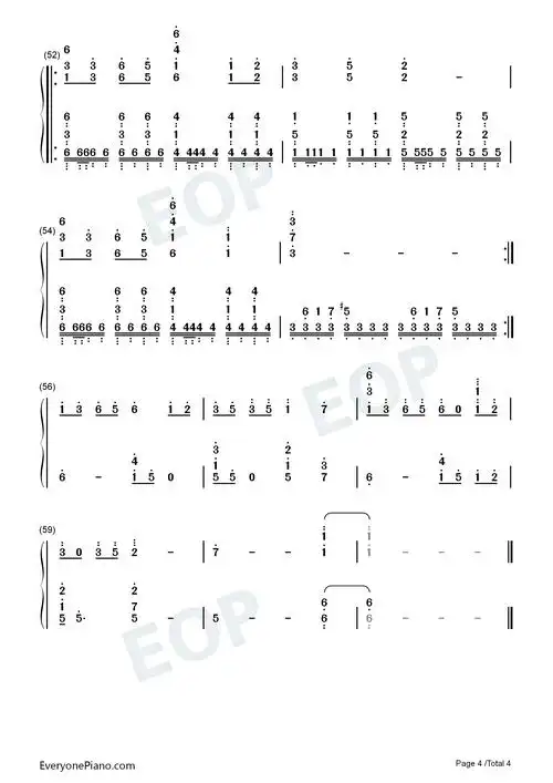 last reunion钢琴简谱-peter reo演唱-看谱啦