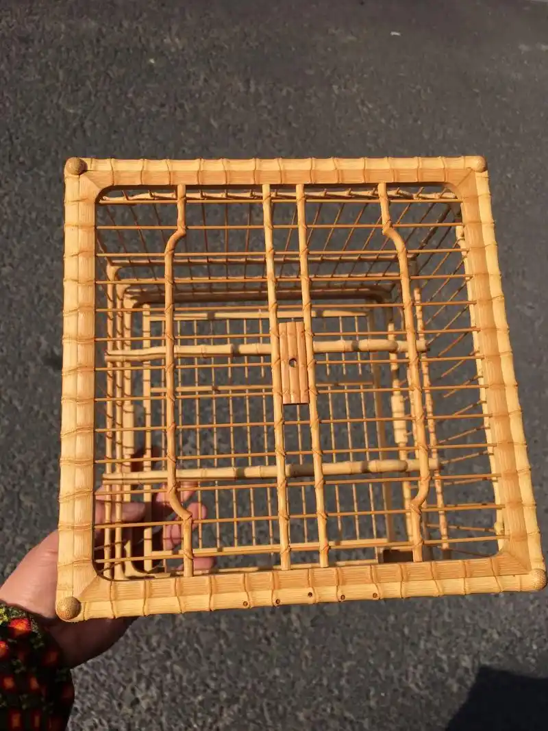 手工绣眼笼 欣赏 #鸟笼鸟具 #竹制品 #支持全国发货 #全 - 抖音