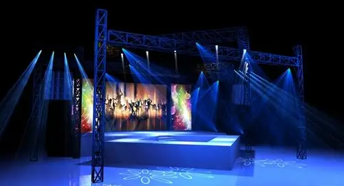 舞台效果图舞美设计3d