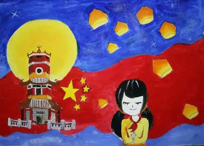 童心向党 翰墨寄情|东兰县红色书画作品赏析_年级