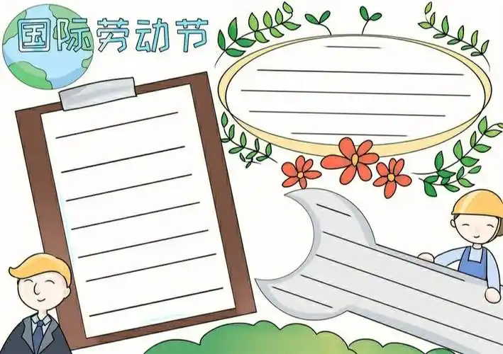 劳动节手抄报模板