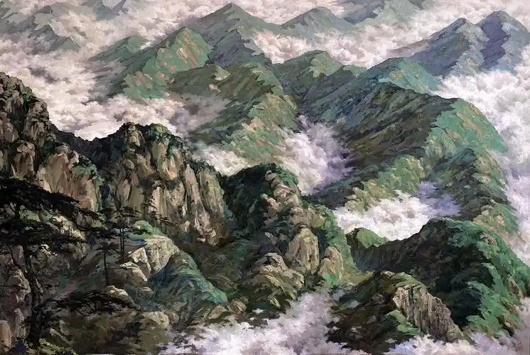 江山万里|纯艺术|油画|郭赵宗art - 原创作品 - 站酷 (zcool)