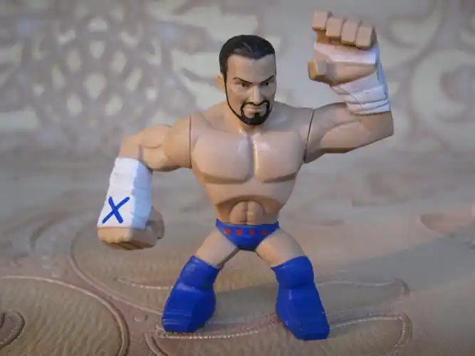 q版 摔跤手 可动人偶 强森终极战士 kane 凯恩 大秀哥 塞萨罗