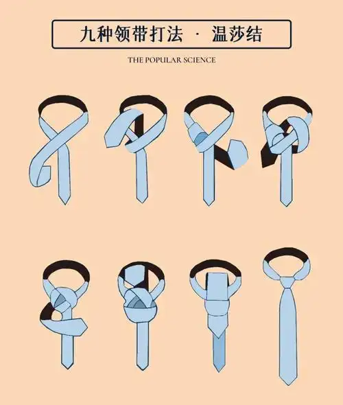 打领带不用求人啦九种打法潮人都在用7878