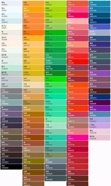 必读|捕捉大自然的颜色—色板转盘