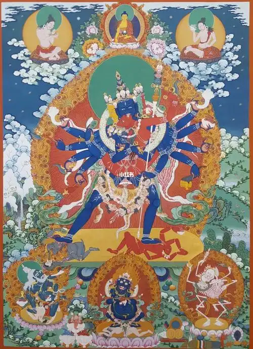 胜乐金刚唐卡050505959595