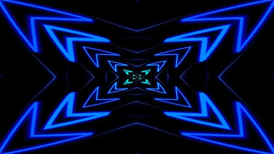 炫蓝线条穿越_1920x1080_高清视频素材下载(编号:341878)_舞台背景_光