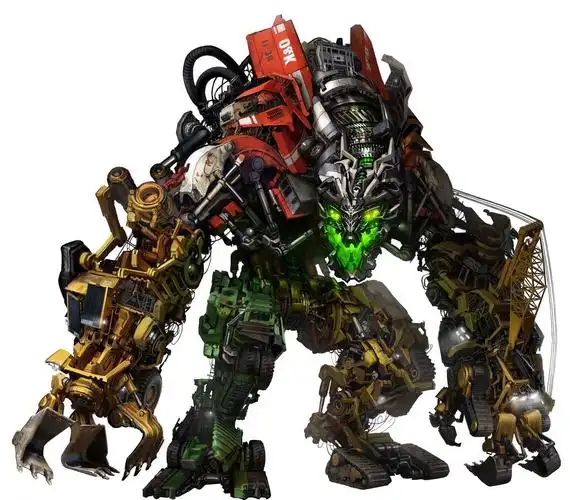变形金刚动漫人物:电影版狂派霸天虎挖地虎部队-拖斗__凤凰网