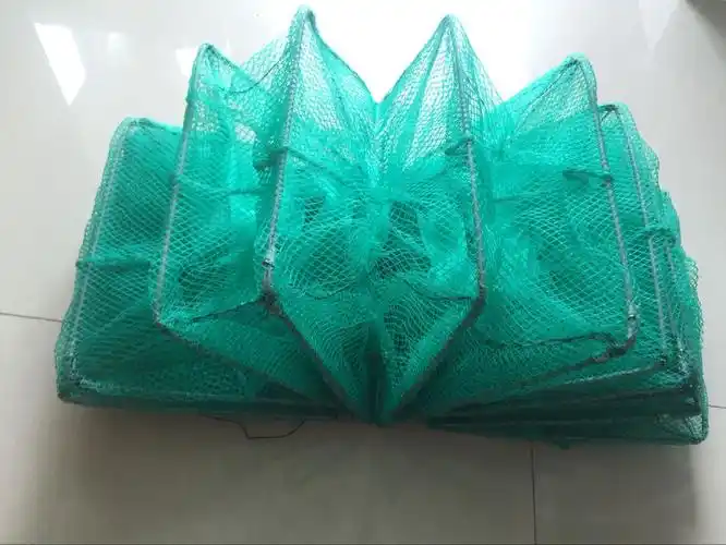 2016年新品稳收厂家直销地笼虾笼捕鱼笼折叠地笼子捉泥鳅笼黄鳝网
