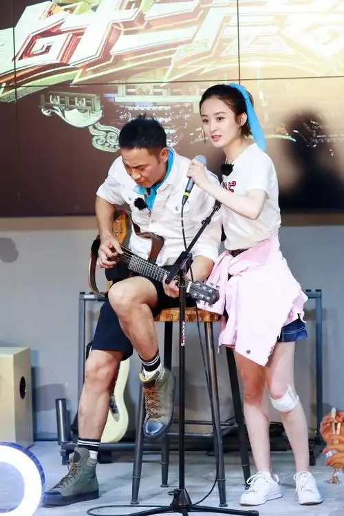 赵丽颖任达华合唱1