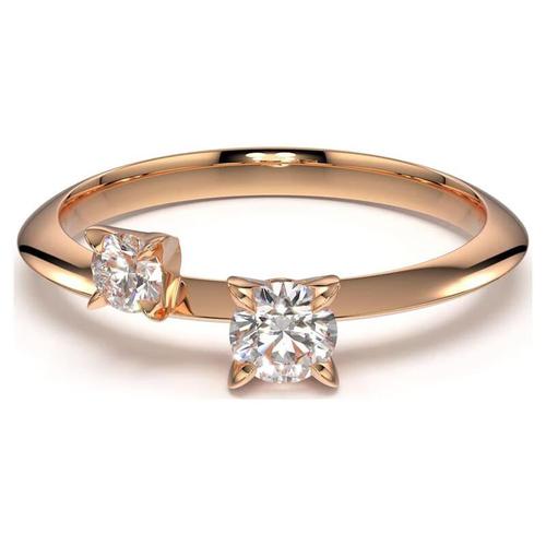 施华洛世奇(swarovski)intimate 时尚优雅百搭女士玫瑰金钻戒 white