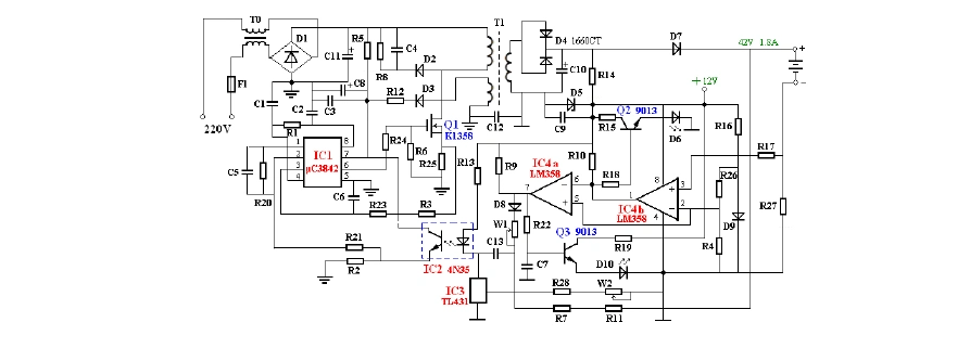 最新雅迪电动车充电器电路图(高标牌)