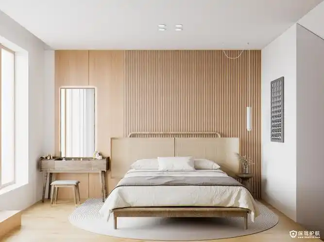 芈熊装饰 | 78㎡ 蓝郡公馆 原木风格效果图