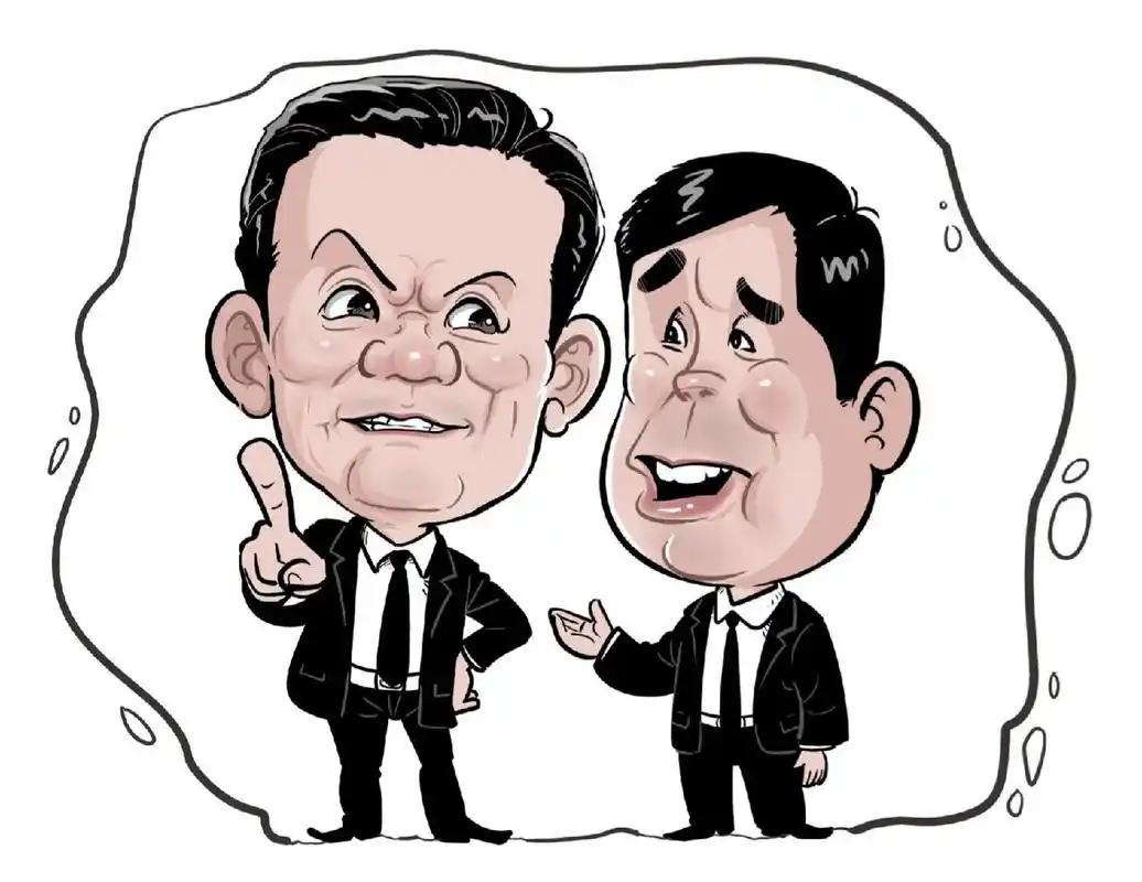 漫画相声演员:侯耀文 石富宽 #小4漫画# #原创漫画# #插图# #漫画