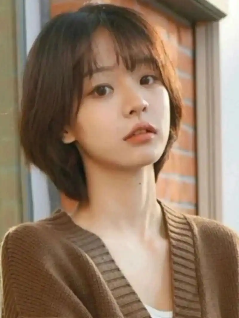超符合今年流行的审美7815|减龄的挂耳短发 减龄挂耳短发,不挑小