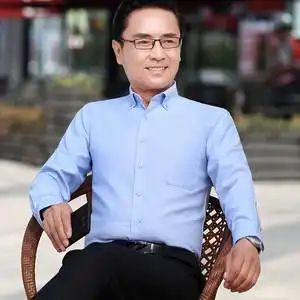 爸爸长袖衬衫男夏4050岁中年人图片