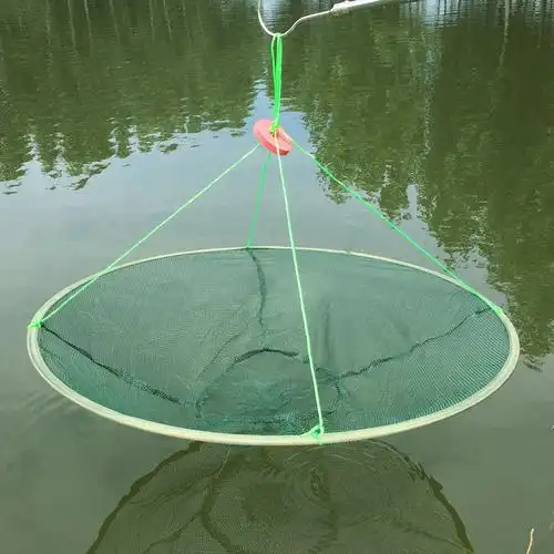 新型开放式折叠抬网折叠捕鱼虾笼捕虾笼搬网虾网捕渔虾鱼网