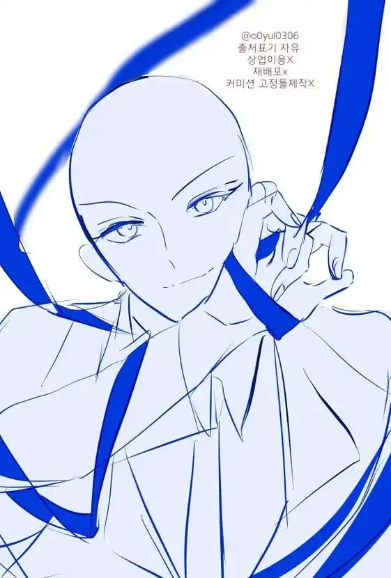 【绘画素材】单人动态姿势以及构图参考素材