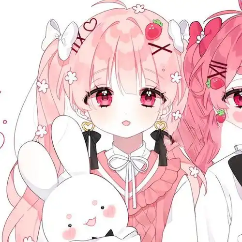 闺蜜头像动漫一个可爱一个酷(你是我最重要可爱无人能及的大宝贝)(7)