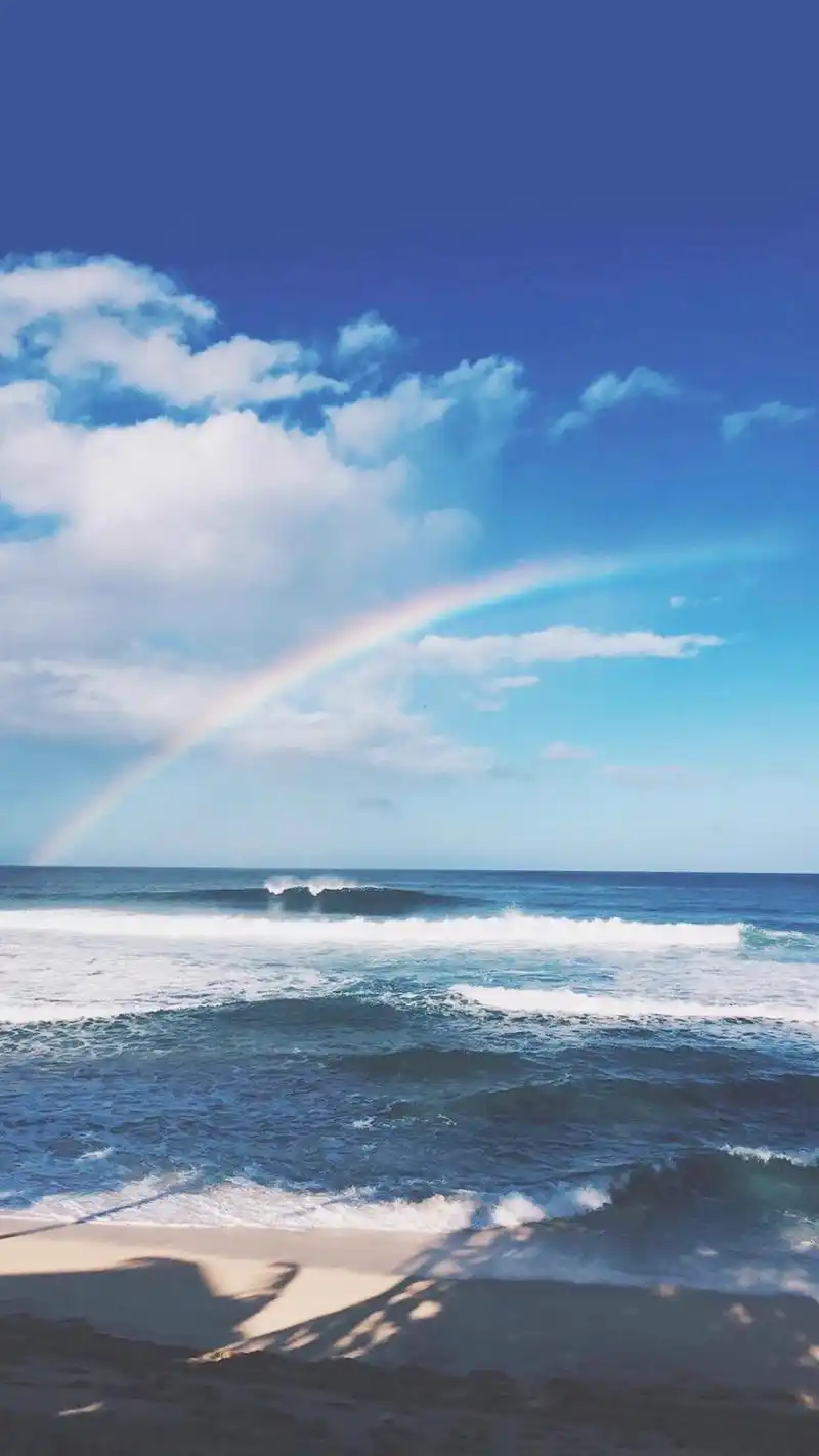 蓝色大海唯美风景手机壁纸图片