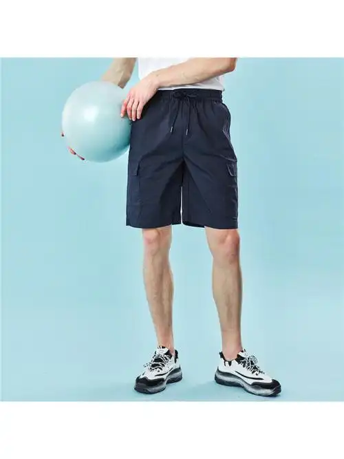 佐丹奴(giordano)男士休闲裤 佐丹奴短裤男装薄款弹力速干工装裤男生