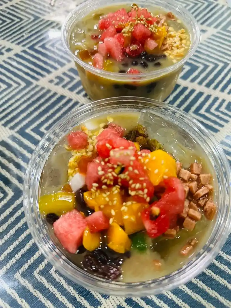 我的绿豆沙冰粉粉,等一个它的伯乐 手工熬制绿豆 - 抖音