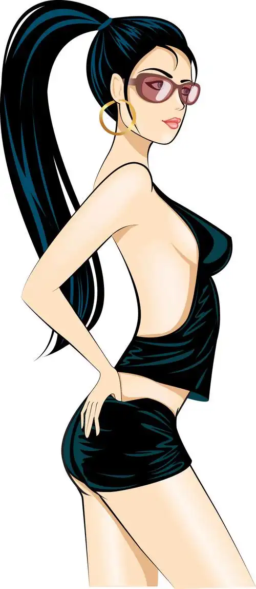 美女矢量图片-性感年轻美女矢量素材-高清图片-摄影照片-寻图免费打包