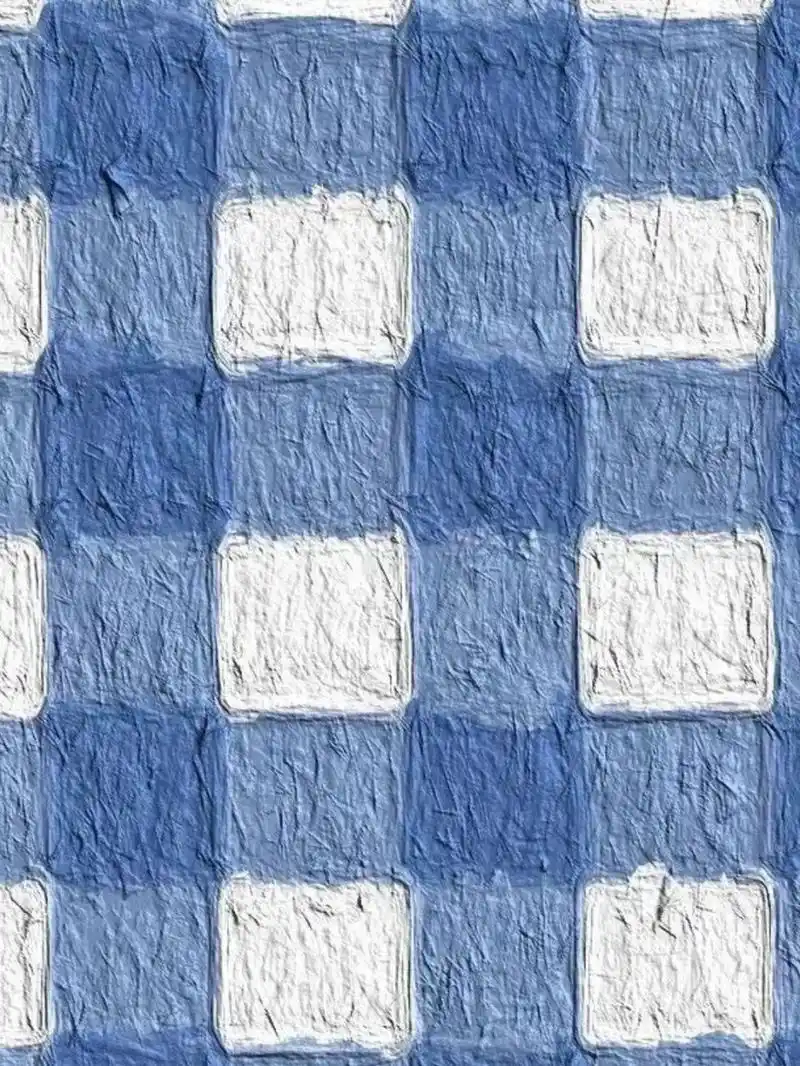 蓝色格子壁纸 望喜欢aaa