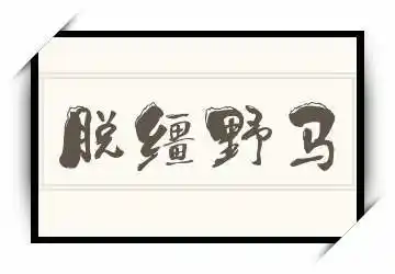 《脱缰野马》拼音/读音/英文/繁体