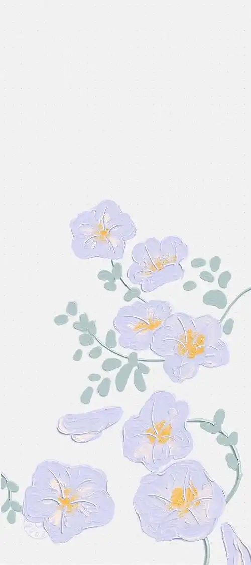 有没有简约好看的卡通全屏壁纸?