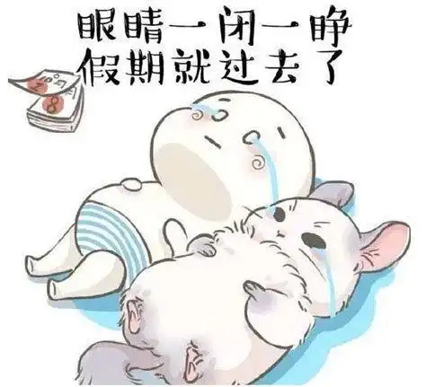 愉快的假期总是短暂