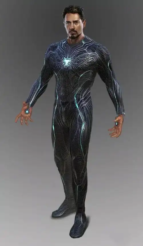 《复仇者联盟3》钢铁侠纳米战甲,层层镶嵌,经典工艺概念海报