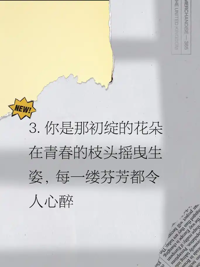 年轻真好!优美句子大赏