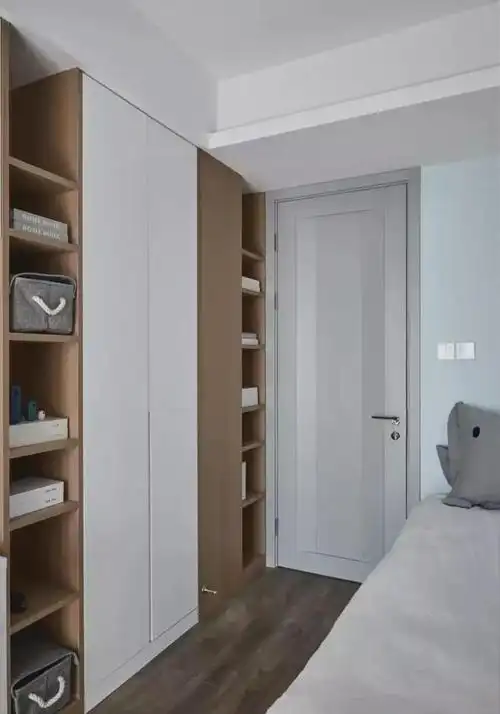 小户型卧室门这样搭配,精致美观还能提高卧室颜值|原木色|踢脚线|衣柜