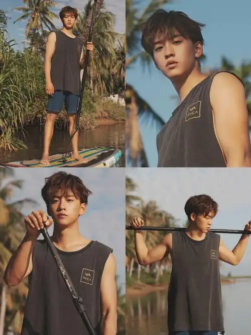 男生写真分享黑皮肌肉166余景天