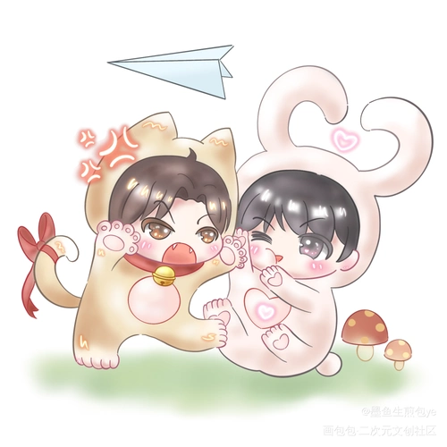 【贴贴】简喵和玉兔间的打情骂俏_你却爱着一个傻逼188男团李简绘画